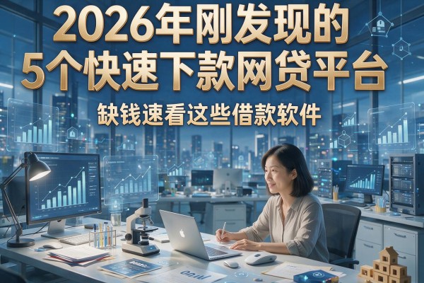 2026年刚发现的5个快速下款网贷平台，缺钱速看这些借款软件