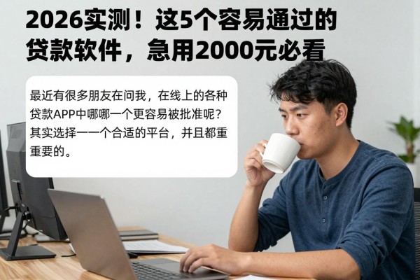 2026实测!这5个容易通过的贷款软件,急用2000元必看