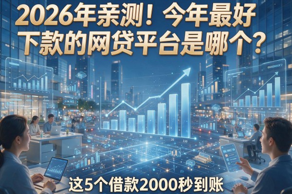 2026年亲测!今年最好下款的网贷平台是哪个?这5个借款2000秒到账