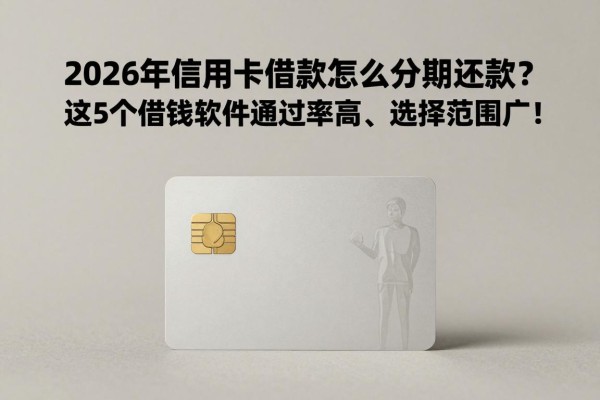 2026年信用卡借款怎么分期还款?这5个借钱软件通过率高、选择范围广!