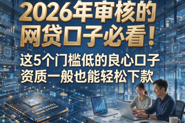 2026年审核的网贷口子必看!这5个门槛低的良心口子,资质一般也能轻松下款