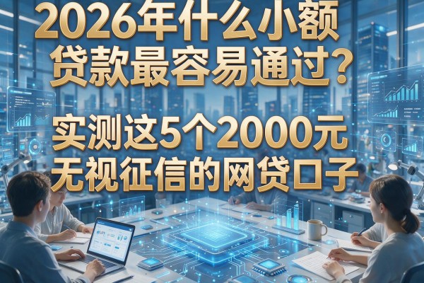 2026年什么小额贷款最容易通过?实测这5个2000元无视征信的网贷口子!