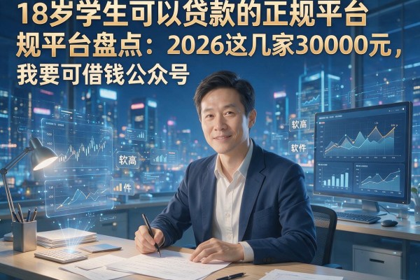 18岁学生可以贷款的正规平台盘点:2026这几家软件最高可借30000元