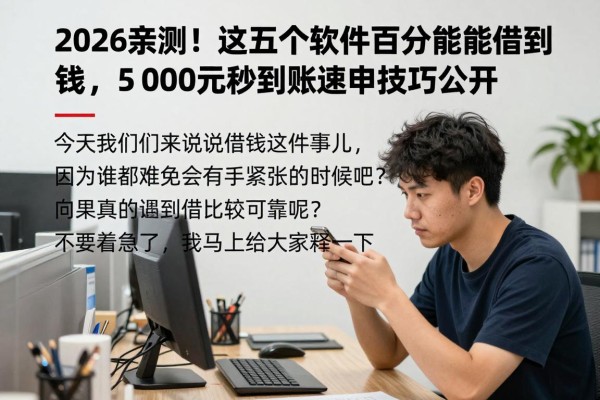 2026亲测!这五个软件百分百能借到钱,5000元秒到账速申技巧公开
