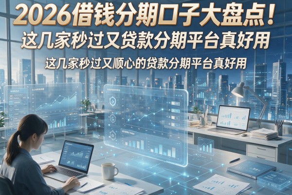 2026借钱分期口子大盘点!这几家秒过又顺心的贷款分期平台真好用