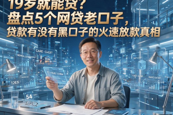19岁就能贷?盘点5个网贷老口子,贷款有没有黑口子的火速放款真相!