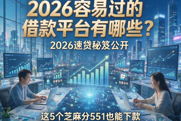 2026容易过的借款平台有哪些?2026速贷秘笈公开,这5个芝麻分551也能下款