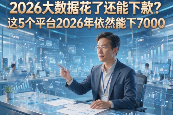 2026大数据花了还能下款?这5个平台2026年依然能下7000!