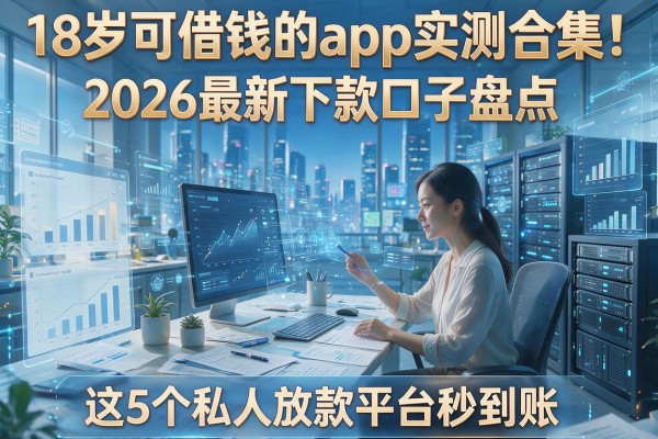18岁可借钱的app实测合集！2026最新下款口子盘点，这5个私人放款平台秒到账