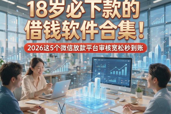 18岁必下款的借钱软件合集!2026这5个微信放款平台审核宽松秒到账