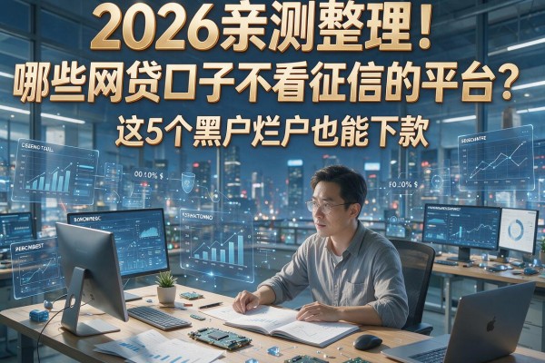 2026亲测整理!哪些网贷口子不看征信的平台?这5个黑户烂户也能下款