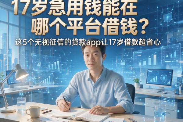 17岁急用钱能在哪个平台借钱?这5个无视征信的贷款app让17岁借款超省心