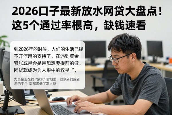 2026口子最新放水网贷大盘点!这5个通过率超高,缺钱速看