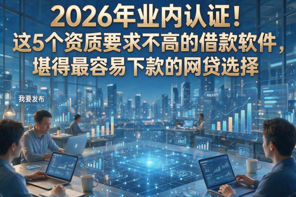 2026年业内认证!这5个资质要求不高的借款软件,堪称最容易下款的网贷选择