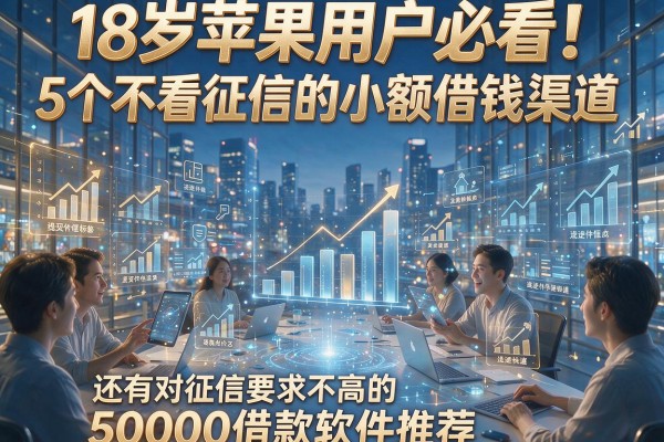 18岁苹果用户必看!5个不看征信的小额借钱渠道,还有对征信要求不高的50000借款软件推荐