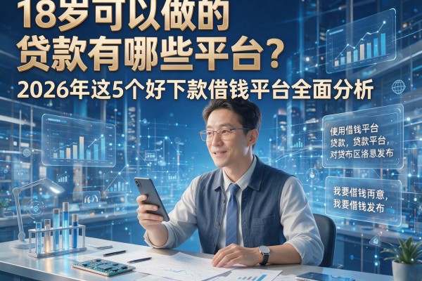 18岁可以做的贷款有哪些平台?2026年这5个好下款借钱平台全面分析!