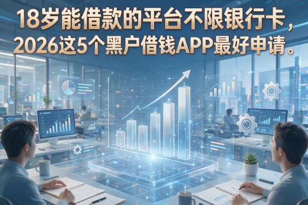 18岁能借款的平台不限银行卡，2026这5个黑户借钱APP最好申请！