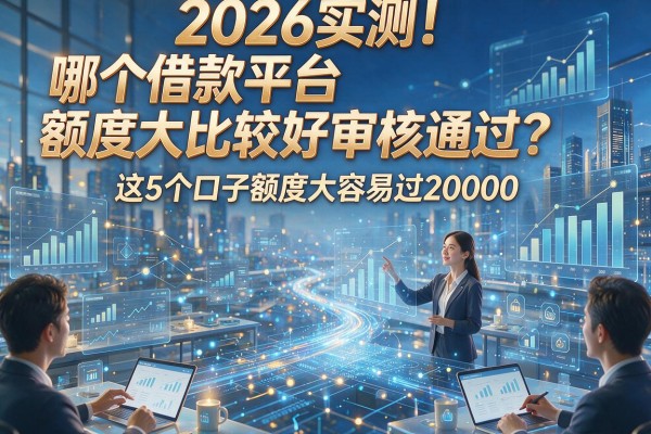 2026实测!哪个借款平台额度大比较好审核通过?这5个口子额度大容易过20000