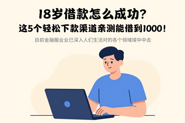 18岁借款怎么成功？这5个轻松下款渠道亲测能借到1000！