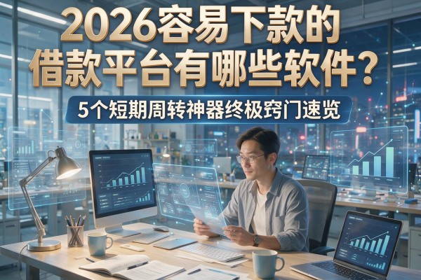 2026容易下款的借款平台有哪些软件?5个短期周转神器终极窍门速览