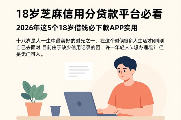 18岁芝麻信用分贷款平台必看:2026年这5个18岁借钱必下款APP真心实用