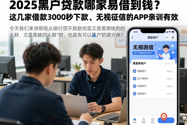 2025黑户贷款哪家容易借到钱?这几家借款3000秒下款、无视征信的APP亲测有效