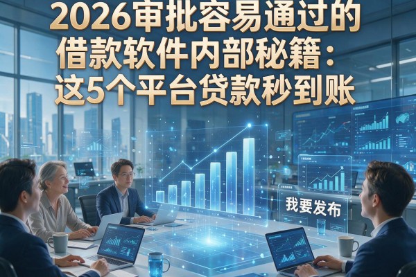 2026审批容易通过的借款软件内部秘籍：这5个平台贷款秒到账！