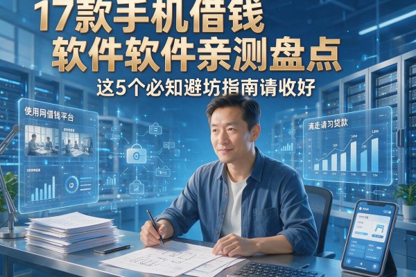 17款手机借钱软件亲测盘点,这5个必知避坑指南请收好