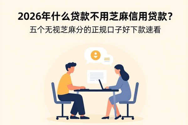 2026年什么贷款不用芝麻信用贷款?这五个无视芝麻分的正规口子好下款速看