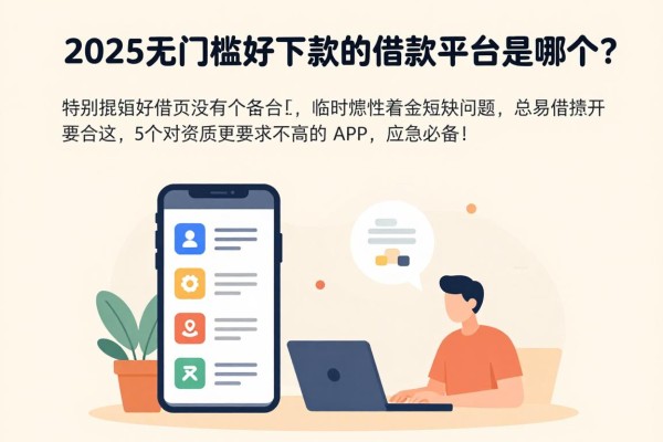 2025无门槛好下款的借款平台是哪个？这5个对资质要求不高的APP，应急必备！