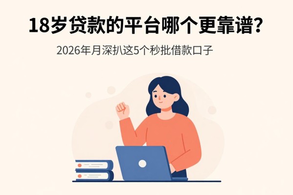 18岁贷款的平台哪个更靠谱?2026年6月深扒这5个秒批借款口子