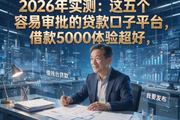 2026年实测：这五个容易审批的贷款口子平台，借款5000体验超好！