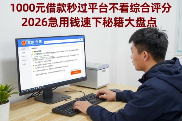 1000元借款秒过平台不看综合评分,2026急用钱速下秘籍大盘点!