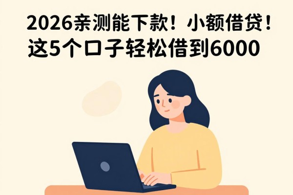 2026亲测能下款的小额借贷！这5个口子轻松借到6000