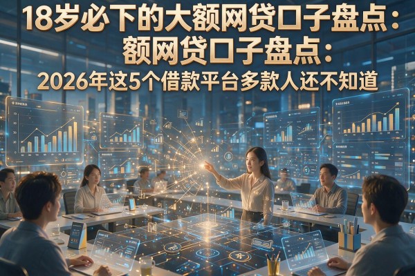 18岁必下的大额网贷口子盘点：2026年这5个借款平台多数人还不知道