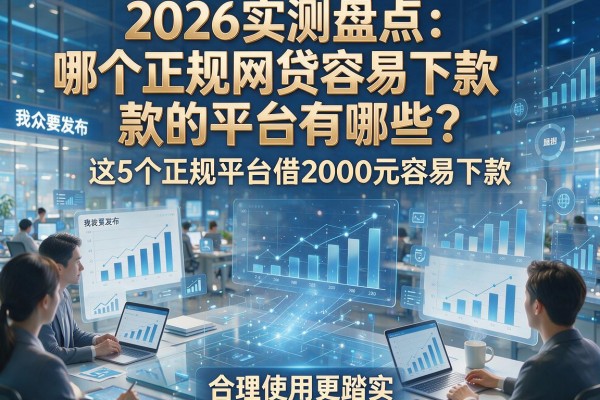2026实测盘点:哪个正规网贷容易下款的平台有哪些?这5个正规平台借2000元容易下款,合理使用更踏实!