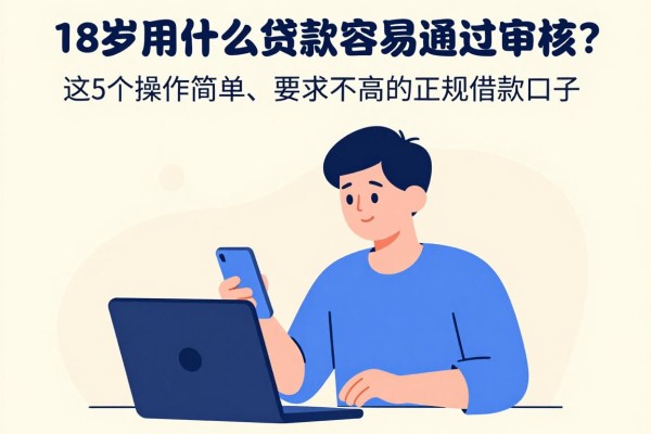18岁用什么贷款容易通过审核?这5个操作简单、要求不高的正规借款口子,18岁急用4000也能轻松下款