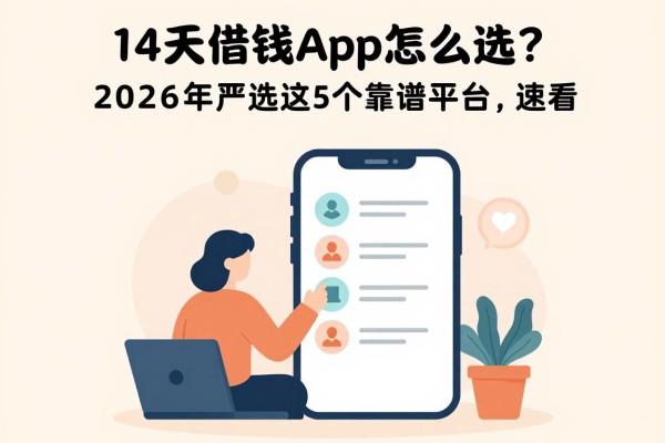 14天借钱app怎么选?2026年严选这5个靠谱平台,速看!