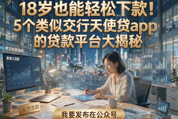 18岁也能轻松下款！5个类似交行天使贷app的贷款平台大揭秘