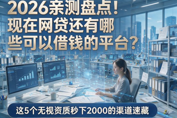 2026亲测盘点！现在网贷还有哪些可以借钱的平台？这5个无视资质秒下2000的渠道速藏