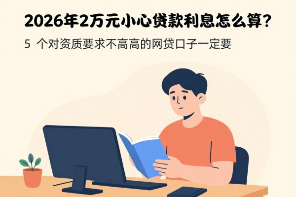 2026年2万元小额贷款利息怎么算?这5个对资质要求不高的网贷口子一定要知道
