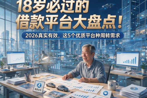 18岁必过的借款平台大盘点!2026真实有效,这5个优质平台覆盖多种周转需求
