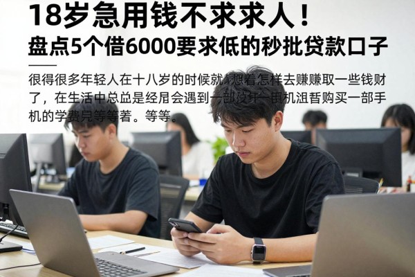 18岁急用钱不求人!盘点5个借6000要求低的秒批贷款口子