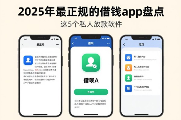 2025年最正规的借钱app盘点！这5个私人放款软件正规且对资质要求不高