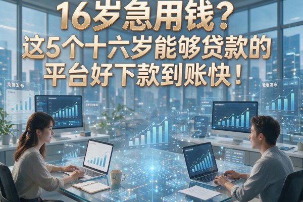 16岁急用钱?这5个十六岁能够贷款的平台好下款到账快