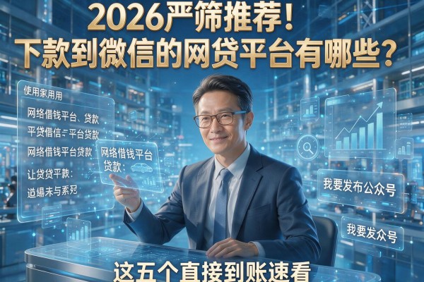 2026严筛推荐！下款到微信的网贷平台有哪些？这五个直接到账速看！