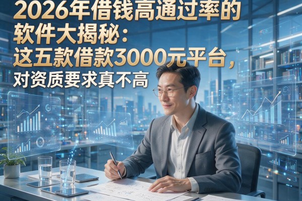 2026年借钱高通过率的软件大揭秘:这五款借款3000元平台,对资质要求真不高!