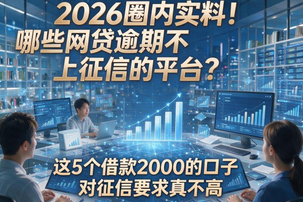 2026圈内实料!哪些网贷逾期不上征信的平台?这5个借款2000的口子对征信要求真不高