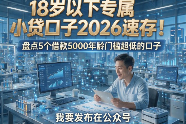 18岁以下专属小贷口子2026速存!盘点5个借款5000年龄门槛超低的口子