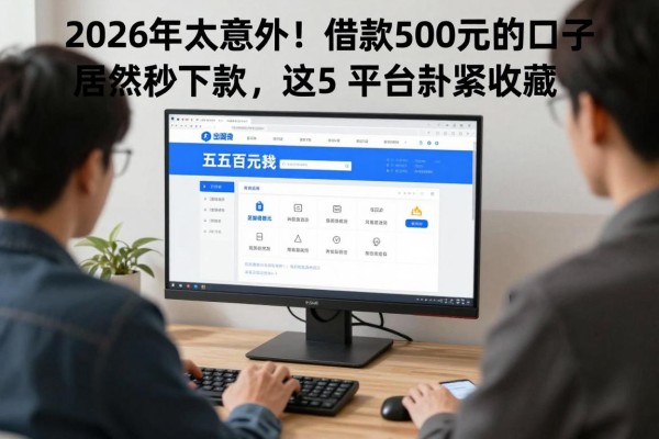 2026年太意外!借款500元的口子居然秒下款,这5个平台赶紧收藏